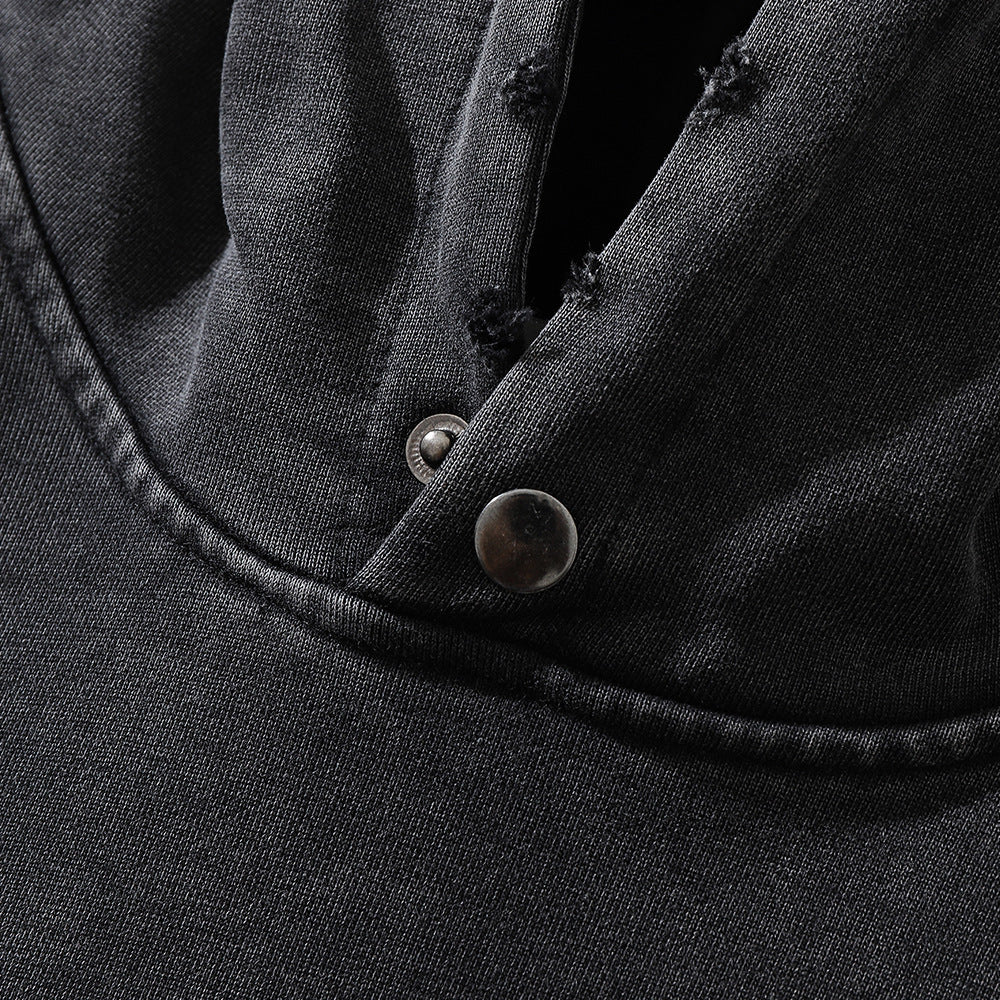 Heavy Hoodie Depressed Devil Skull